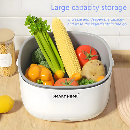 Electric Vegetable Washer & Cleaning Basket