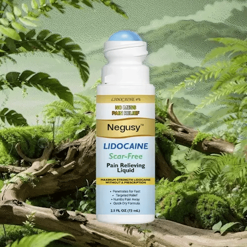 ✅ Negusy™ Lidocaine Scar-Free Pain Relief Liquid – AAOS Approved 👨‍⚕️ Reduces Joint Pain, Swelling & Stiffness