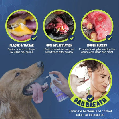 🔥Seurico™ Teeth Cleaning Spray with Oral Probiotics for Dogs & Cats