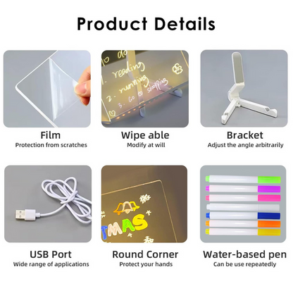 Creative LED Drawing Board for Kids - Mess-Free Fun ✨