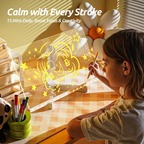 Creative LED Drawing Board for Kids - Mess-Free Fun ✨