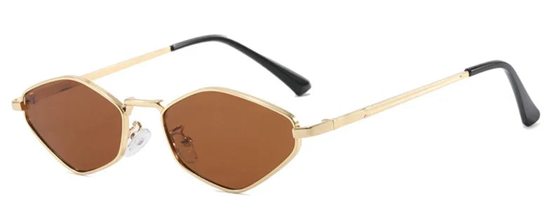 Trendy Polygonal Small Sunglasses