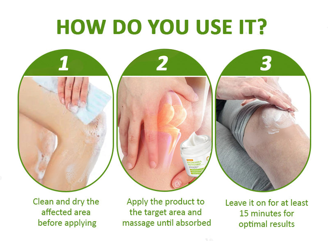 🎁NEGUSY™ Magnesium & Peppermint Arthritis & Bone Healing Cream – Fast Pain Relief & Joint Support