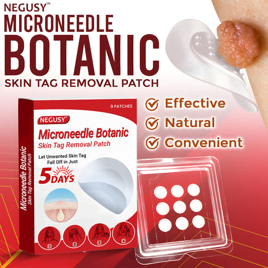✅Negusy™ MicroNeedle Botanic Skin Tag Removal Patches – 🇺🇸 Made in the USA | Fast, Painless, Plant-Powered