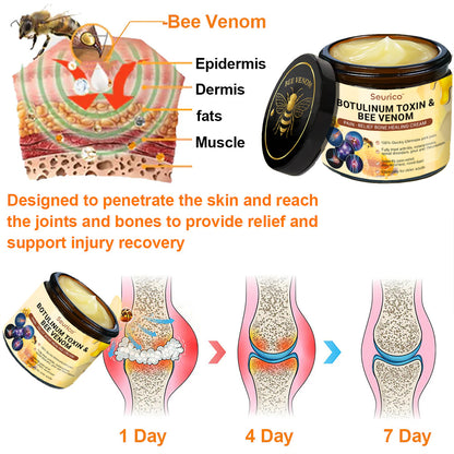 🎁Flash Sale - Seurico™ Botulinum Toxin & Bee Venom Pain-Relief Bone Healing Cream