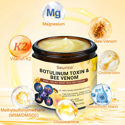 🎁Flash Sale - Seurico™ Botulinum Toxin & Bee Venom Pain-Relief Bone Healing Cream