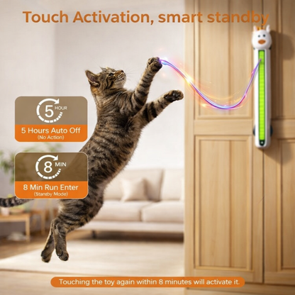 🐱✨ Auto Motion Flying Rope Cat Toy – Turn Lazy Cats into Play Machines