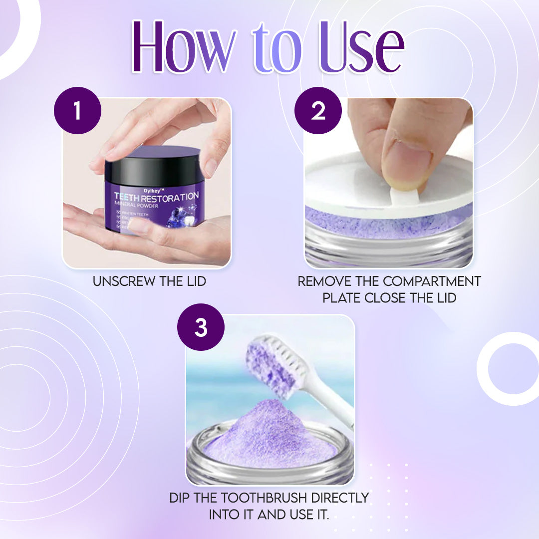 TeethRestoration Mineral Powder🦷(ADA recommended) 🎁Flash Sale - Don’t Miss Out