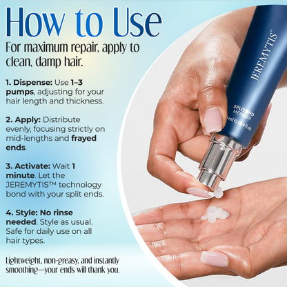 JEREMYTIS™ Split Ends Repair Serum – Restore Length, Shine & Smoothness Instantly