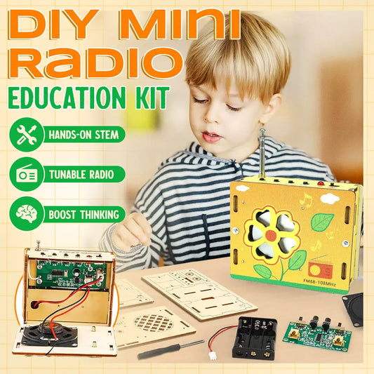 🚫 Screen-Free Fun! 📻 DIY Mini Radio Education Kit 🔥