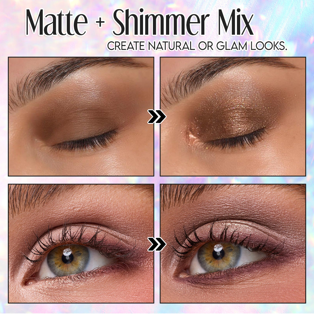 JEREMYTISåä? Natural Eye Shadow Palette±¿? Multi-Color Matte & Shimmer Set «¡œp