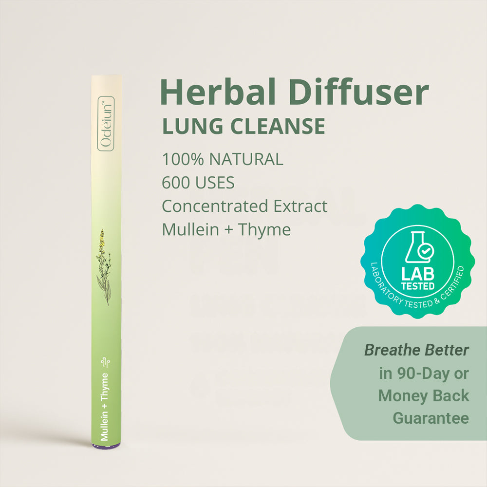 ODEIUN™ Herbal Lung Detox Diffuser – Clears Mucus, Relieves Cough, and Restores Easy Breathing