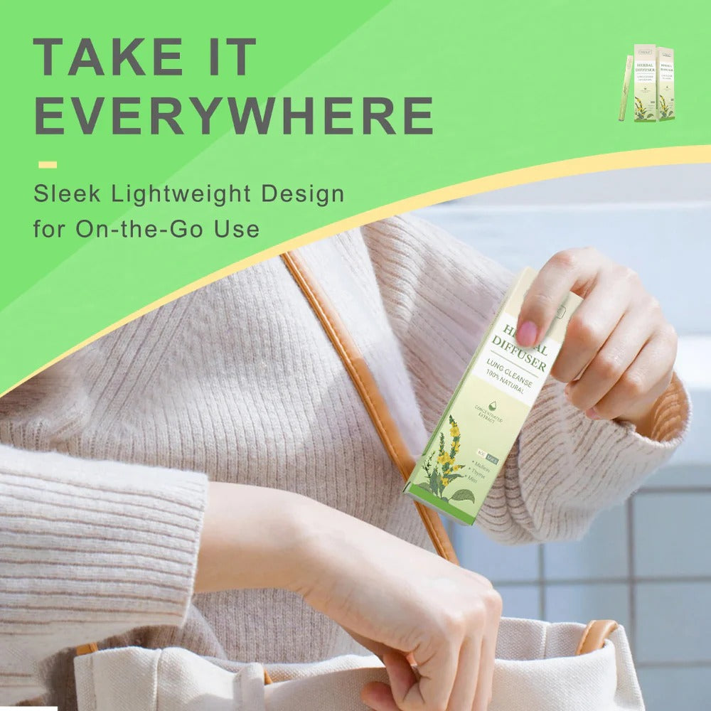 ODEIUN™ Herbal Aroma Diffuser  – Breathe Easy, Calm Your Mind