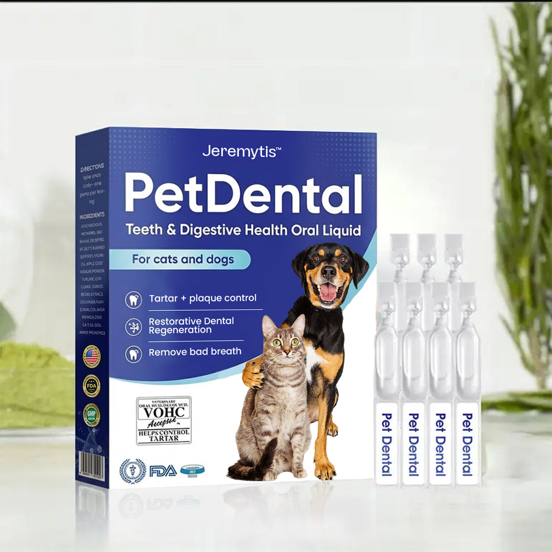 🐾 JEREMYTIS™ Pet Dental Oral Liquid – Fresh Breath & Tartar Care 🦷✨