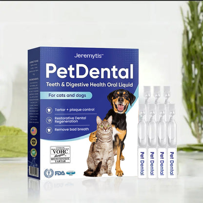 🐾 JEREMYTIS™ Pet Dental Oral Liquid – Fresh Breath & Tartar Care 🦷✨