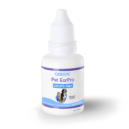 🩺 ODEIUN® Pet EarPro Drops FM+ | Vet-Grade Treatment for Mites, Yeast & Bacteria
