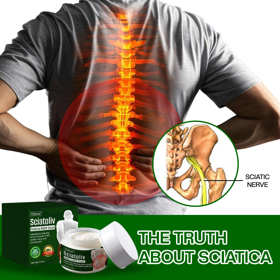 ✨ ODEIUN™ Sciatoliv Sciatica Relief Cream – Soothe Nerve Pain & Restore Mobility 💚