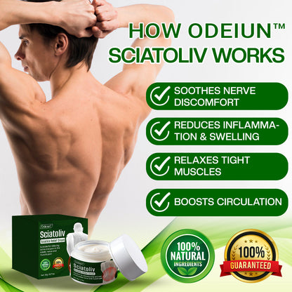 ✨ ODEIUN™ Sciatoliv Sciatica Relief Cream – Soothe Nerve Pain & Restore Mobility 💚