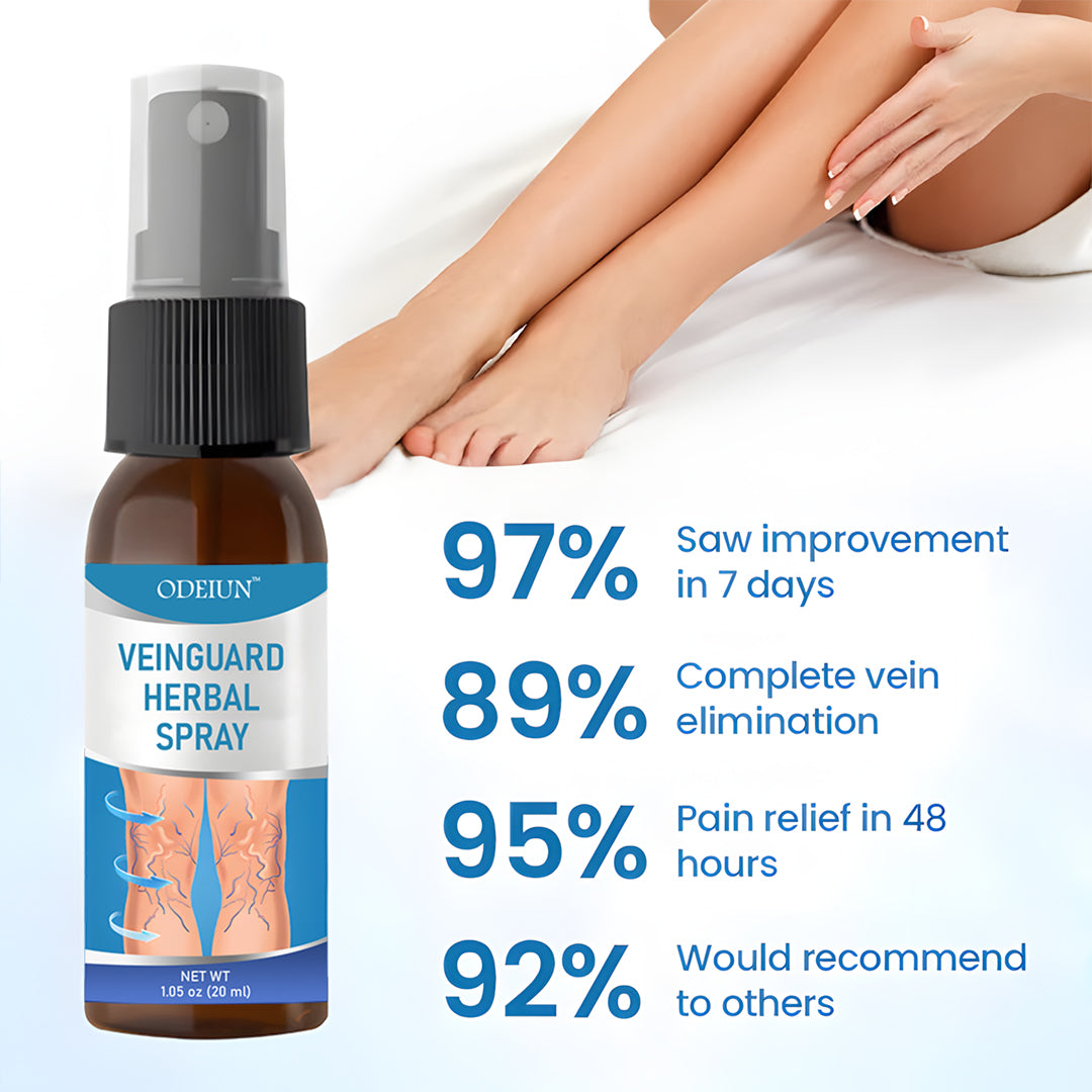 🎁 ODEIUN™ VeinGuard Herbal Spray – ✅ Clinically Proven to Erase Varicose Veins in Just 7 Days!