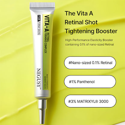 Negusy™ Vita-A Retinal Firming Complex: Advanced Skin Renewal for Wrinkle Smoothing and Pore Refinement