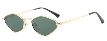 Trendy Polygonal Small Sunglasses