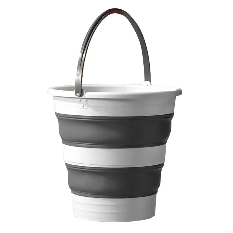 N84C Collapsible Water Bucket Foldable Round Tub for House Cleaning Space Saving Outdoor Waterpot for Garden Portable Fishing