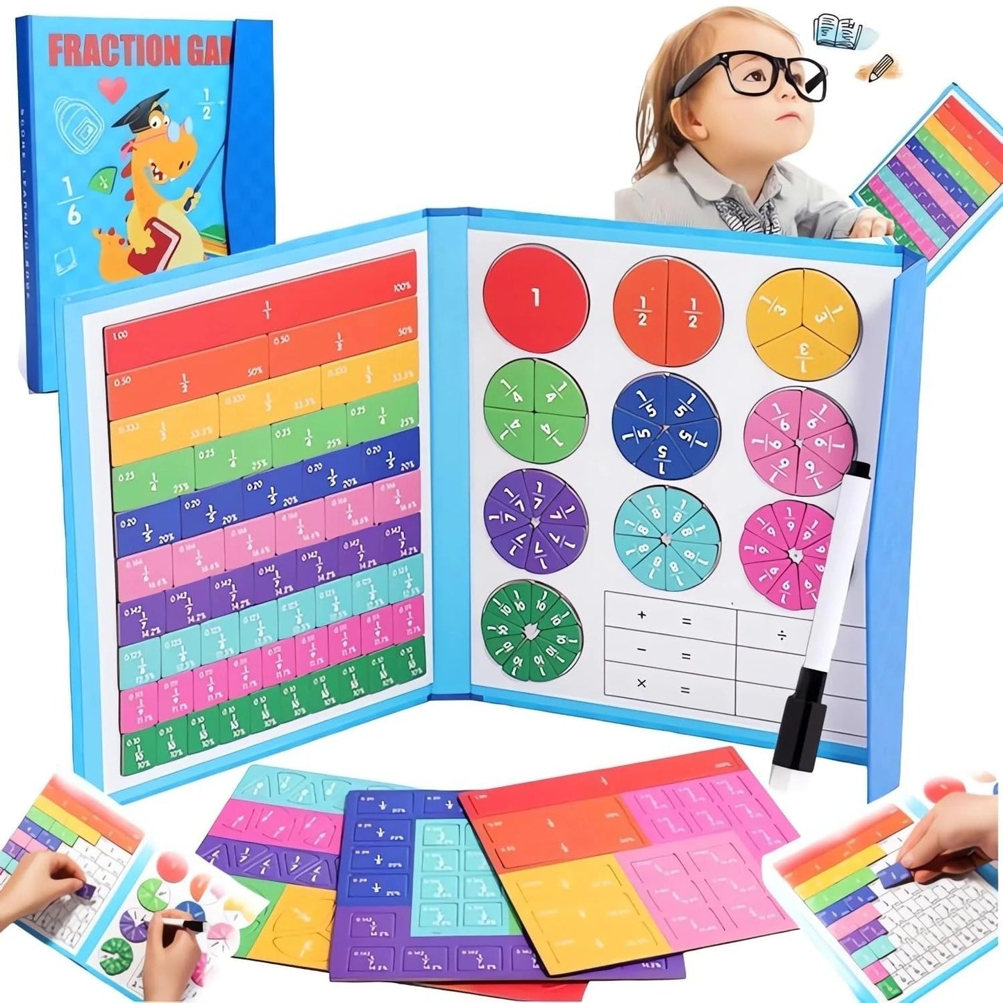 Stop the Math Struggles — Make Fractions "Click" Instantly with Montessori Magic! ✨🧩
