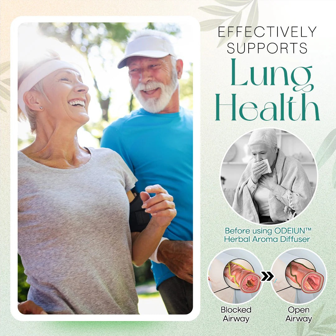 ODEIUN™ Herbal Aroma Diffuser  – Breathe Easy, Calm Your Mind