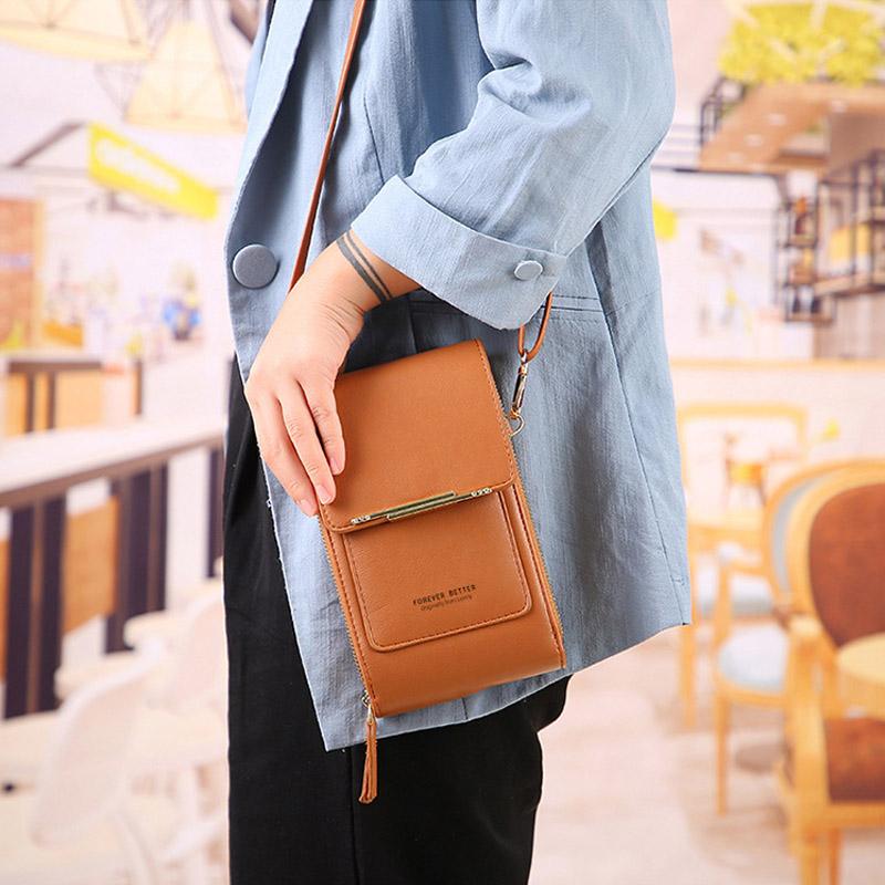 ODEIUN™ | Secure Anti-Theft Crossbody with Smart Touch-Screen Window