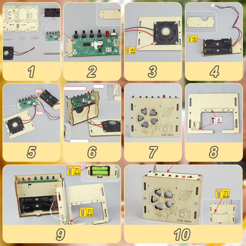 🚫 Screen-Free Fun! 📻 DIY Mini Radio Education Kit 🔥