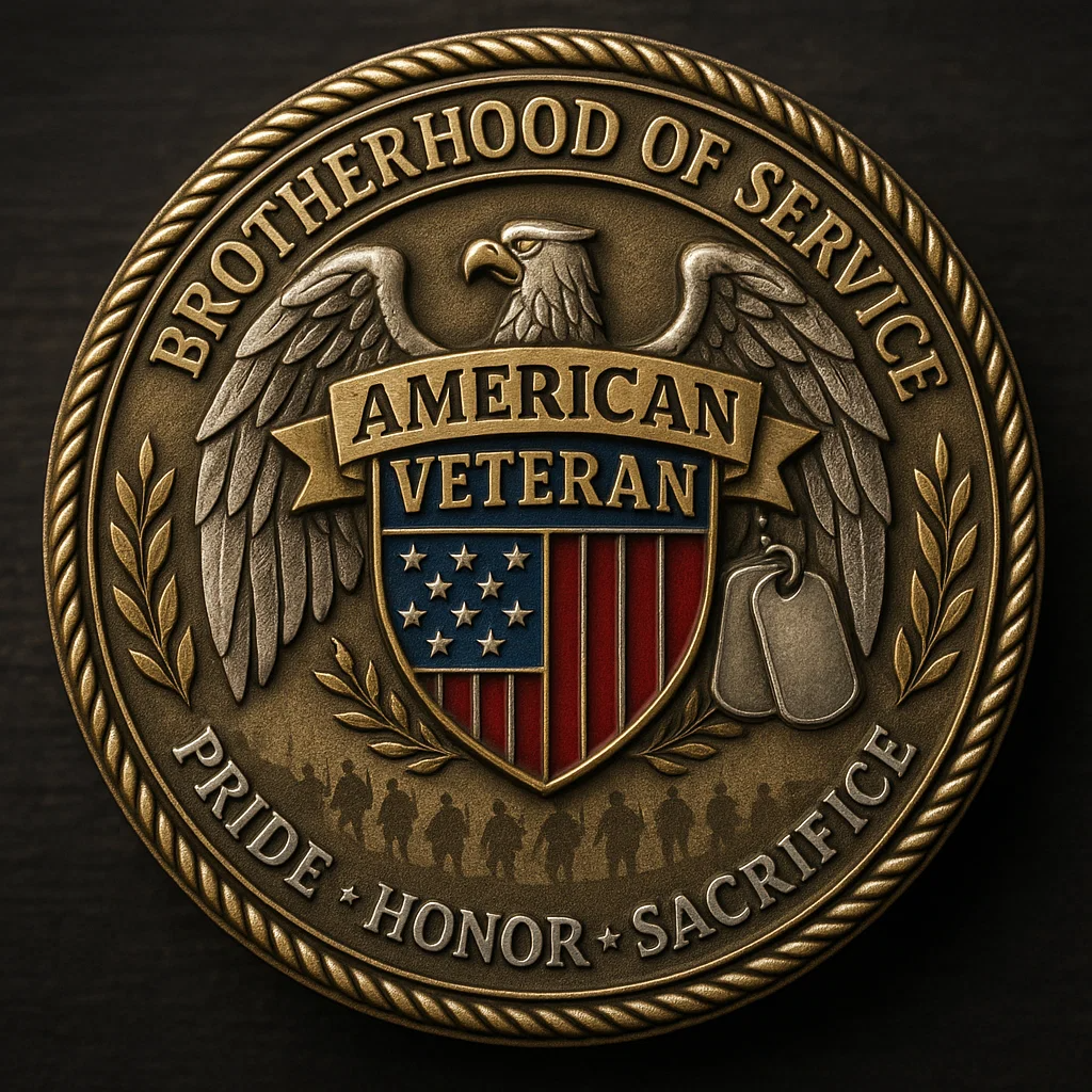 “DD-214 – It’s a Veteran Thing” Commemorative Coin🪙 | Honor, Pride & Brotherhood