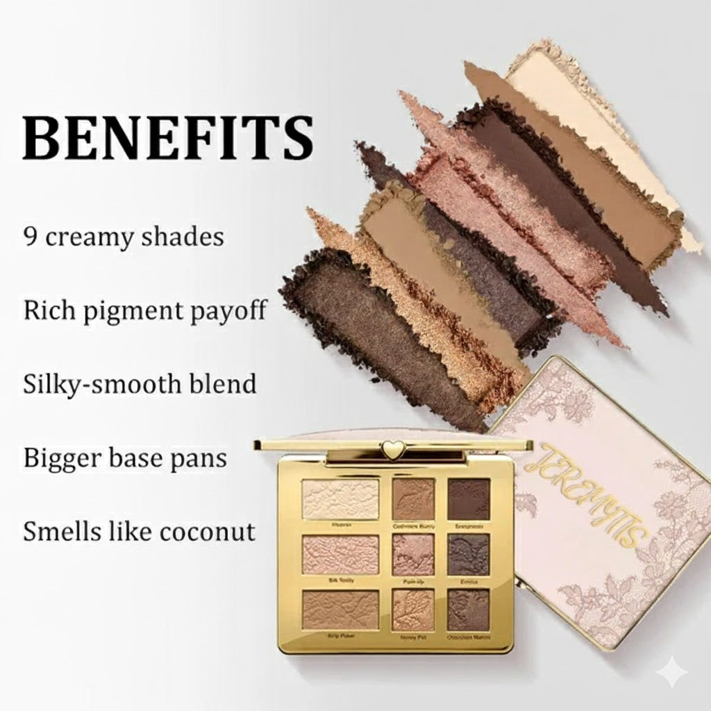 JEREMYTISåä? Natural Eye Shadow Palette±¿? Multi-Color Matte & Shimmer Set «¡œp