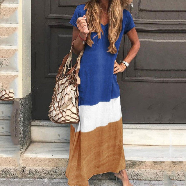 Beach Summer Dress Fashion Casual Women Dress Long Sleeve & Short For Choice