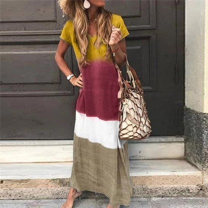 Beach Summer Dress Fashion Casual Women Dress Long Sleeve & Short For Choice