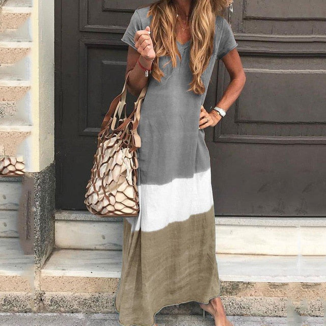 Beach Summer Dress Fashion Casual Women Dress Long Sleeve & Short For Choice