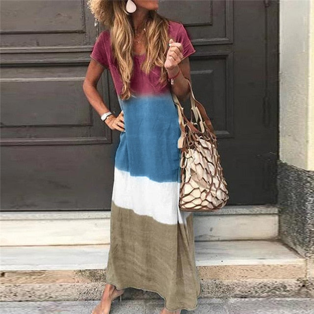 Beach Summer Dress Fashion Casual Women Dress Long Sleeve & Short For Choice