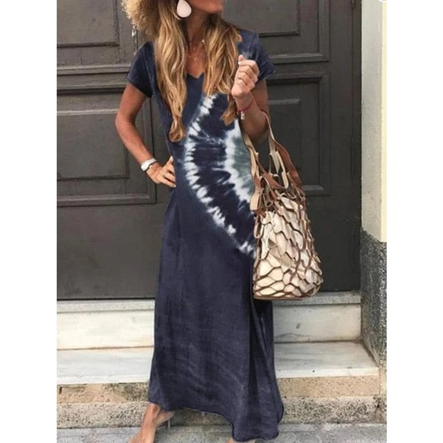 Beach Summer Dress Fashion Casual Women Dress Long Sleeve & Short For Choice